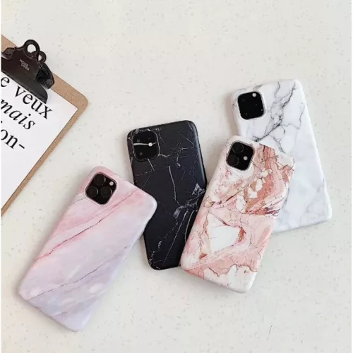 Xiaomi Redmi 8A fehér Wozinsky márvány mintás TPU tok-7426825377845 5 kép