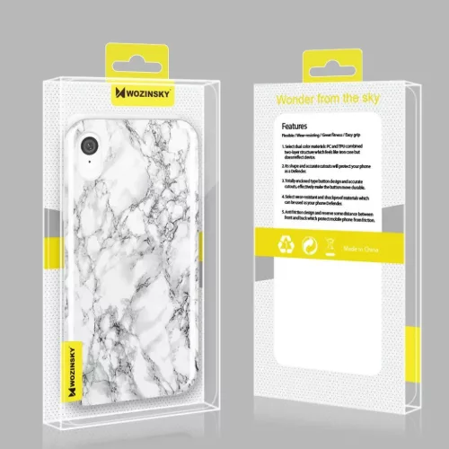 Wozinsky márvány mintás TPU tok Xiaomi Redmi 8A pink-7426825377852 9 kép