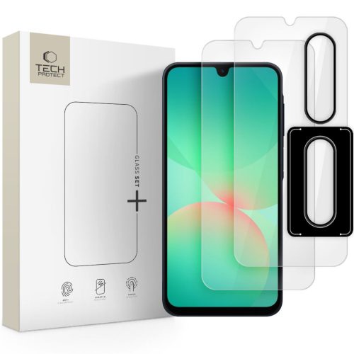 Tech-Protect Glass Set+ Samsung Galaxy A26 5G átlátszó üvegfólia-5906302362776 5 kép