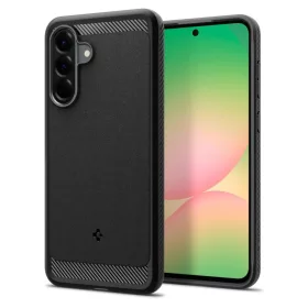  Galaxy A56 5G Matt Fekete Spigen Rugged Armor tok