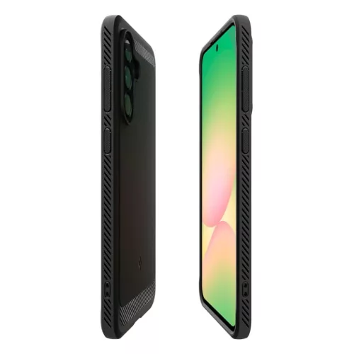  Galaxy A56 5G Matt Fekete Spigen Rugged Armor tok-8800283301151 7 kép