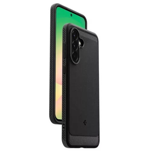  Galaxy A56 5G Matt Fekete Spigen Rugged Armor tok-8800283301151 9 kép