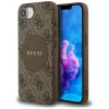  iPhone 16e/17e MagSafe-kompatibilis barna GUESS tok (PU 4G Kör Classic Logo) GUHMPSE4P4PGRSGW tok