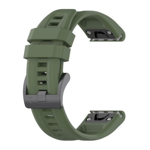Szilikon szíj Garmin Fenix 3/3HR/5X/6X/6X Pro/7X/7X Pro sötétzöld-5903396204609 5 kép