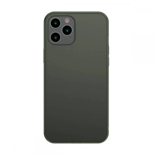 iPhone 12 mini Baseus Frosted Glass tok fekete-6953156228634 1 kép