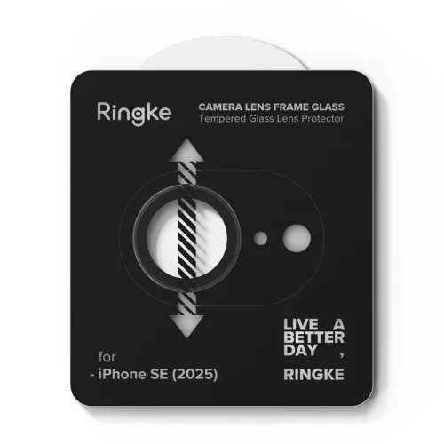 Ringke Kamera Keretvédő 2 csomag iPhone 16e fekete üvegfólia-8800293852933 6 kép