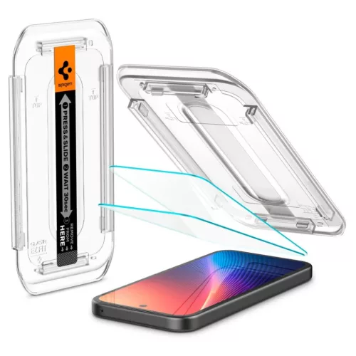 Edzett üveg Spigen Glas.tr „ez Fit” 2 darabos Google Pixel 9A át-8809971237680 2 kép