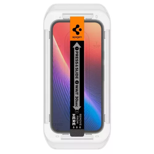 Edzett üveg Spigen Glas.tr „ez Fit” 2 darabos Google Pixel 9A át-8809971237680 5 kép