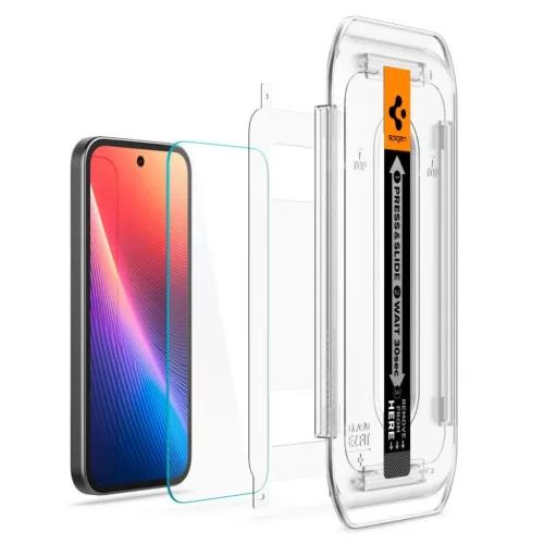 Edzett üveg Spigen Glas.tr „ez Fit” 2 darabos Google Pixel 9A át-8809971237680 8 kép