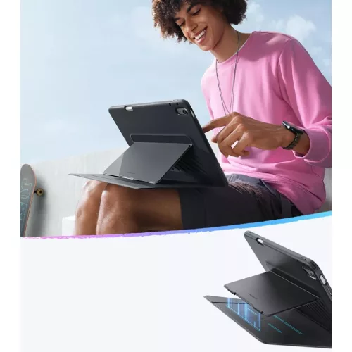 ESR Flip Hybrid iPad 10.9” 2022 / 11” 2025 fekete fliptok-4894240266977 7 kép