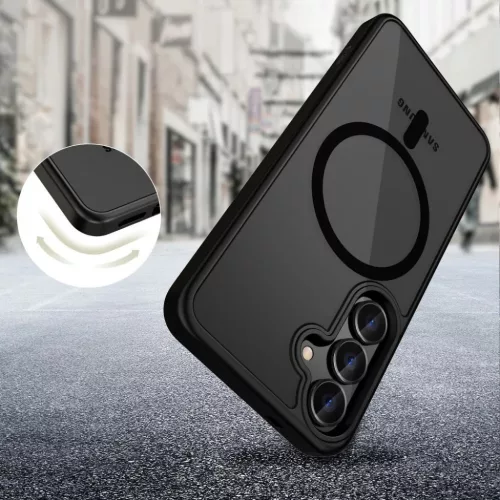 Tech-protect Magmat Magsafe Galaxy A26 5G Matt Fekete tok-5906302362646 3 kép