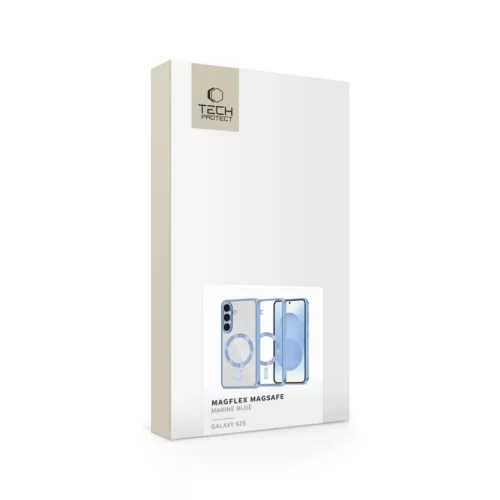 Tech-protect Magflex Magsafe Galaxy S25 Tengerkék tok-5906302362585 5 kép