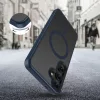 Tech-protect Magmat Magsafe Galaxy S25 matt sötétkék tok-5906302362561 3 kép