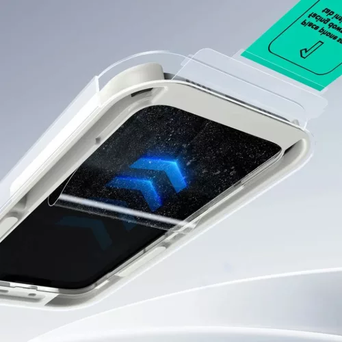  iPhone 13 / 13 Pro / 14 / 16e/17e Átlátszó Edzett Üveg ESR UltraF-4894240266144 5 kép