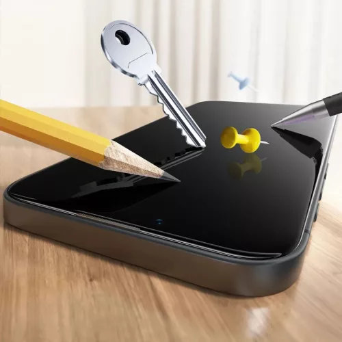  iPhone 13 / 13 Pro / 14 / 16e/17e Átlátszó Edzett Üveg ESR UltraF-4894240266144 7 kép