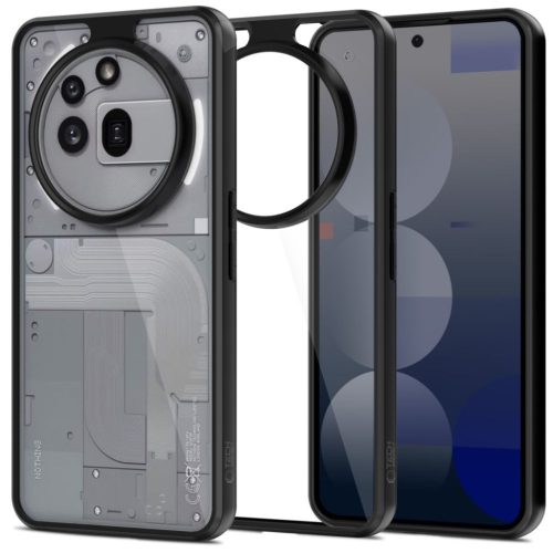 Tech-protect Magmat Nothing Phone 3a Pro fekete/átlátszó tok-5906302362998 6 kép