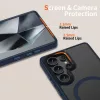 Tech-protect Magmat Magsafe Galaxy S25 Ultra Matte Sötétkék tok-5906302362547 3 kép