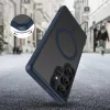 Tech-protect Magmat Magsafe Galaxy S25 Ultra Matte Sötétkék tok-5906302362547 4 kép