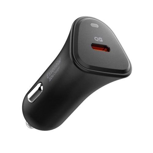 Spigen Essential Ev301 1-portos autós töltő 30W fekete-8809971235242 8 kép
