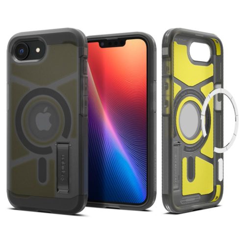 Spigen Tough Armor Mag Magsafe iPhone 16e Tok Fagyos Fekete