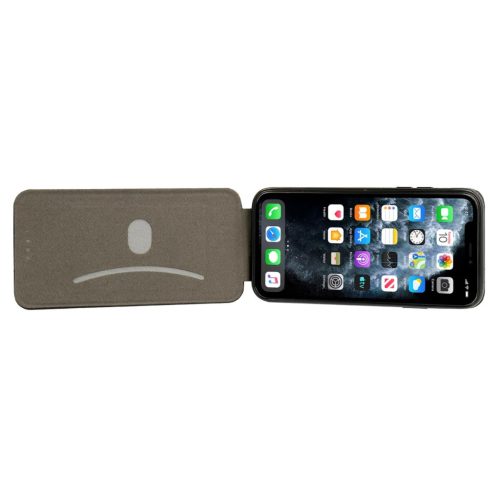 iPhone 12 Pro MAX Vennus Elegance fliptok fekete (függőlegesen nyíl-5900217372516 4 kép