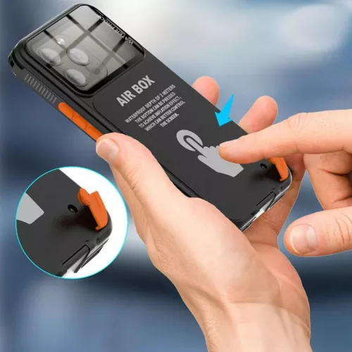 SHELLBOX AIRBOX 6.1 univerzális fekete tok-5903396382512 4 kép