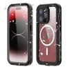iPhone 15 Pro fekete SHELLBOX DOT vízálló tok MagSafe kompatibilit�-5903396381973 3 kép