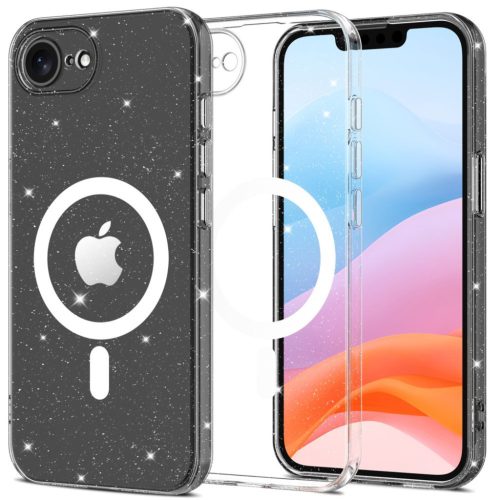 Tech-protect Flexair Magsafe iPhone 16e Glitter tok-5906302360208 4 kép
