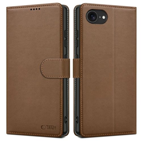 Tech-protect Wallet iPhone 16e Barna tok-5906302363339 5 kép
