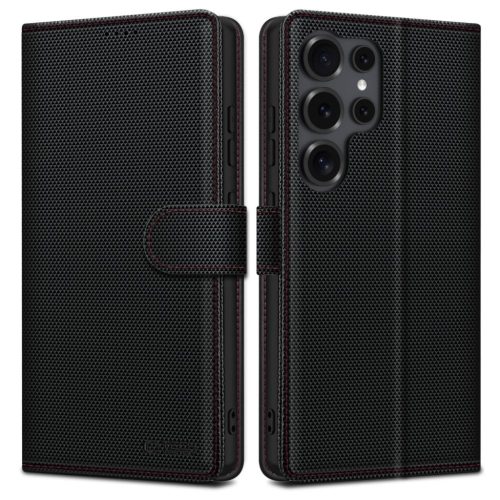 Tech-protect Wallet Rs Samsung Galaxy S25 Ultra fekete/piros tok-5906302362615 1 kép