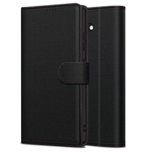 Tech-protect Wallet Rs iPhone 16e Fekete/piros tok-5906302362622 3 kép