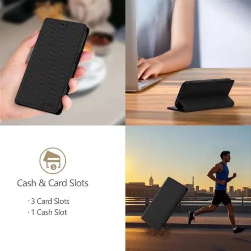Tech-protect Wallet Rs iPhone 16e Fekete/piros tok-5906302362622 4 kép