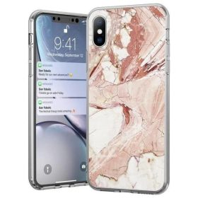 iPhone 12 Pro Max Wozinsky márvány mintás tok pink-9111201910584 1 kép
