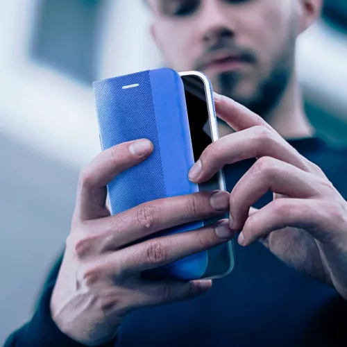 SENSITIVE fliptok Xiaomi Redmi Note 14 Pro 4G világoskék-5903396385407 8 kép