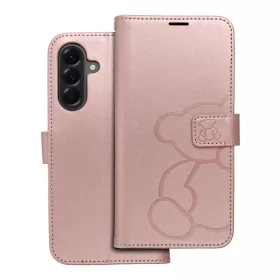  Samsung Galaxy A56 5G Rózsaarany MEZZO fliptok teddy bear