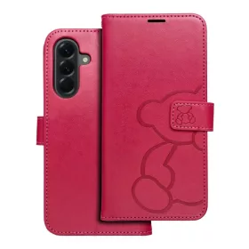  Samsung Galaxy A56 5G Magenta MEZZO fliptok teddy bear tok