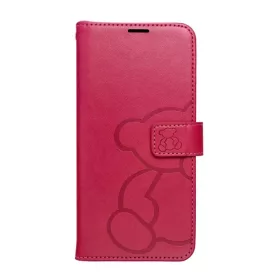  Samsung Galaxy A56 5G Magenta MEZZO fliptok teddy bear tok-5903396381904 2 kép