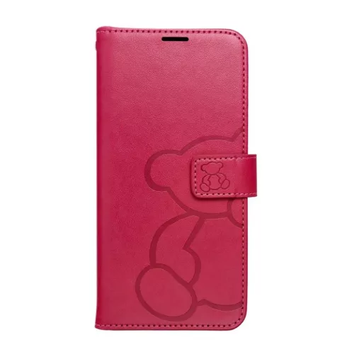 Samsung Galaxy A56 5G Magenta MEZZO fliptok teddy bear tok-5903396381904 2 kép