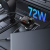 Tech-protect Cc06 3-portos autós töltő Pd72w + FM Bluetooth Transmi-5906302361786 4 kép
