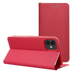 LUNA Fliptok Carbon iPhone 16e (SE 4 2025) /17e piros tok