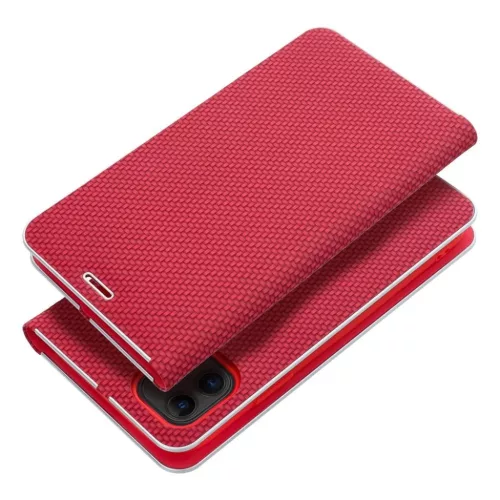LUNA Fliptok Carbon iPhone 16e (SE 4 2025) piros tok-5903396377532 2 kép