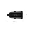 Tech-Protect Cc02 2-portos autós töltő Pd35w/qc3.0 fekete-5906302361038 2 kép