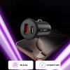 Tech-Protect Cc02 2-portos autós töltő Pd35w/qc3.0 fekete-5906302361038 3 kép