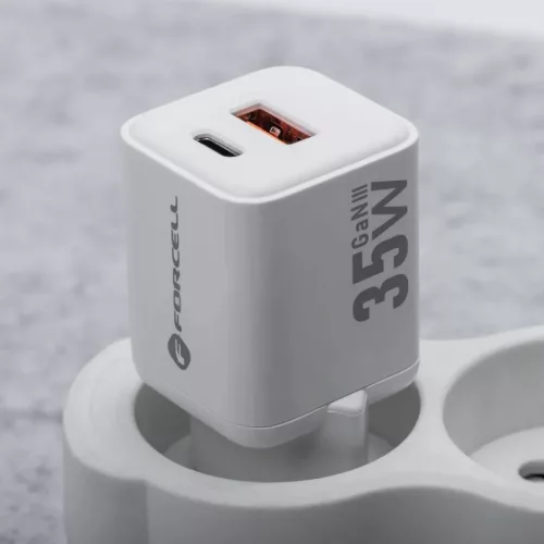 FORCELL F-ENERGY Mini GaN III VT-35C utazó töltő 1 x Type C + 1x US-5903396375491 3 kép