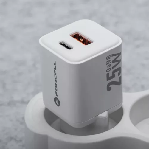 FORCELL F-ENERGY Mini GaN III VT-25B utazó töltő 1 x Type C + 1 x U-5903396375477 3 kép