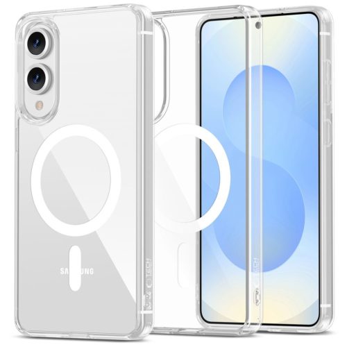 Tech-protect Flexair Hybrid Magsafe Galaxy S25 Edge átlátszó tok-5906302363643 1 kép