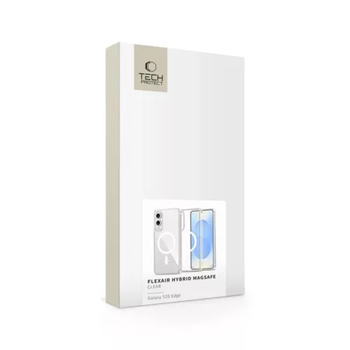 Tech-protect Flexair Hybrid Magsafe Galaxy S25 Edge átlátszó tok-5906302363643 6 kép