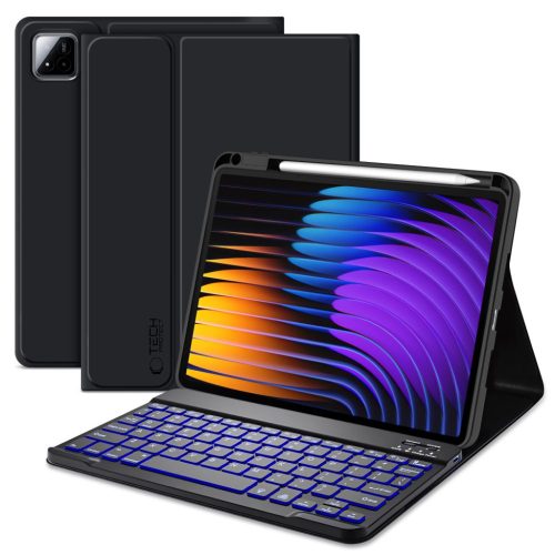 Tech-protect SC Pen + Billentyűzet Xiaomi Pad 7 / 7 Pro Fekete tok-5906302363223 9 kép