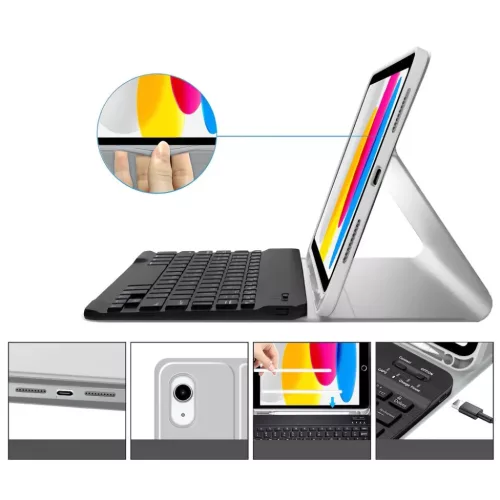 Tech-protect Sc Pen + Billentyűzet iPad 10.9” 2022 / 11” 2025 Sz�-5906302363117 5 kép