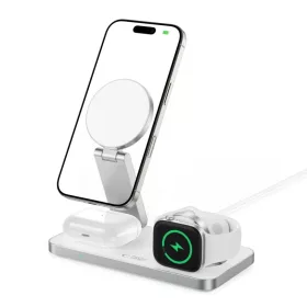 Tech-protect Qi15w-a47 3in1 Mágneses Magsafe Vezeték Nélküli Tölt-5906302362530 2 kép